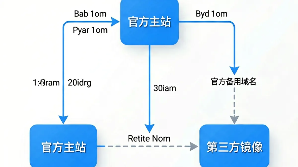 示意图展示第一会所网址SIS001官方主站与第三方镜像站的技术架构对比，帮助用户理解数据同步差异